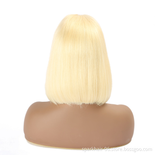 613 Closure Wigs For Black Women Human Hair Virgin Cuticle Aligned Hair Blond Hd Lace Front Wig Straight 613 Full Lace Wigs